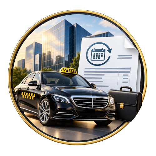 Facturation mensuelle taxi pour les entreprises